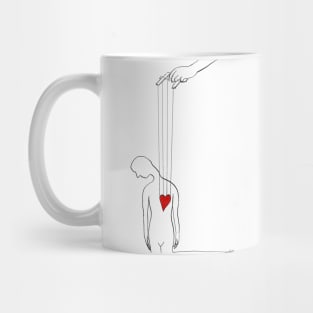 Heart strings Mug